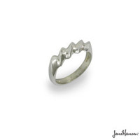 Silver Twisted Dress Ring Jens Hansen