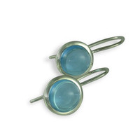 Silver & Blue Topaz Earrings Jens Hansen