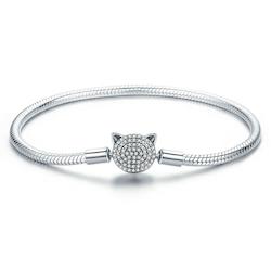 Jewellery: Cat Snake Chain Bracelet
