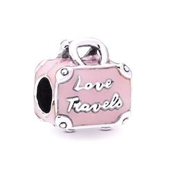 Pink Love Travels Charm