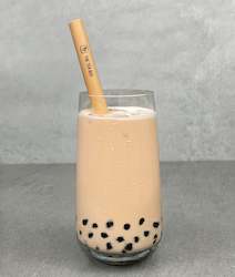 Pearl Milk Bubble Tea with Brown Tapioca Pearls