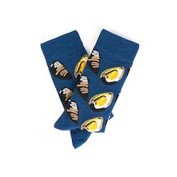 Clothing: Mussel Printed Socks
