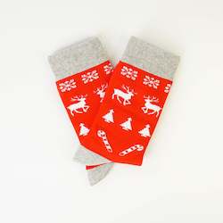 Nordic Christmas Pattern Socks