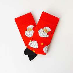 Clothing: Santa Smiley Socks