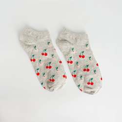 Cherries Ankle Socks