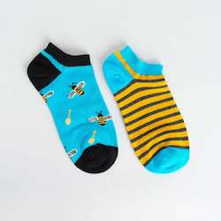 Clothing: Bee Ankle Socks