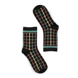 Clothing: Tartan Pattern Socks