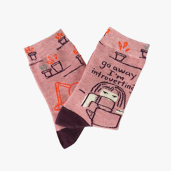 Clothing: I'm infrovert Printed Socks