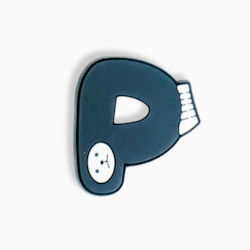 Clothing: P animated letter Charm