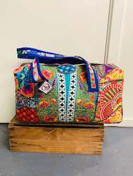 Frontpage: BOHEMIAN STYLE HANDCRAFTED ETHNIC DUFFLE BAG # 3334