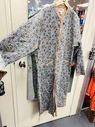 Bohemian handcrafted Kantha / Quilting Oversized Kimono #001948