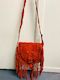 BOHEMIAN HANDCRAFTED GENUINE SUEDE LEATHER BAG #205119