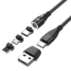 Super Nova Type C. 1m - 60W Data/Charge Magnetic Cable. Fast Charging Capable pl…