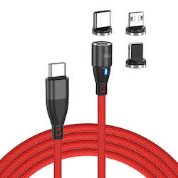 Internet only: Super Nova, Type C. 2m - 100W Data/Charge Magnetic Cable. Fast Charging Capable.