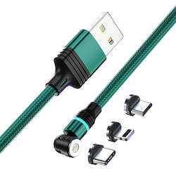 Internet only: Family Deal - 4 x 2m Stella Data/Charge Magnetic Cable. 3A Fast Charging Capable.