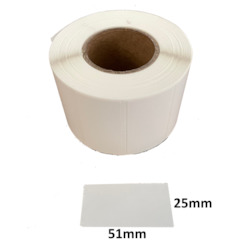 Frontpage: 51mmx25mm Zebra 1001039 2" X 1" Direct Thermal Barcode Label Rolls Vend Lightspeed Shopify