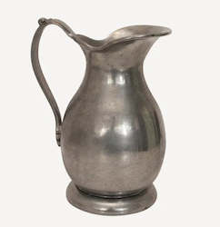 Pewter Jug with Flat Handle Small