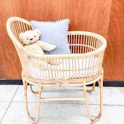Baby And Kids: Rattan Bassinet