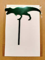Craft material and supply: Dinosaur Cake Topper - GREEN