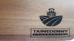 Engraving corporate gifts bread boards or platters