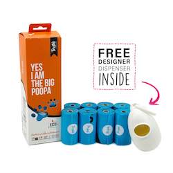 Compostable Poop Bags 120 Pack + Free Dispenser