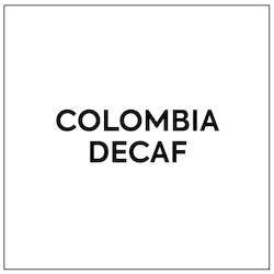 Coffee shop: Colombia Decaf