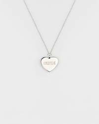 Clothing: CHANGE OF HEART PENDANT - POLISHED SILVER