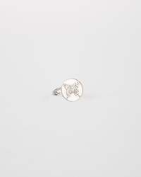 Clothing: STAMPED RING - POLISHED SILVER