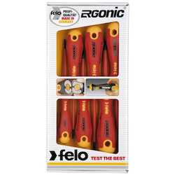 Tool, household: Felo 413 Series Ergonic Screwdriver Set 6pc Insulated