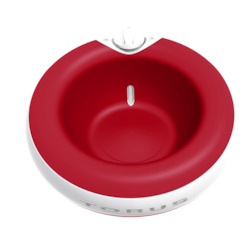 TORUSâ¢ MAXI Filtered Water Bowl - 2-Liter (1/2 Gallon) - RED - for Dogs & C…
