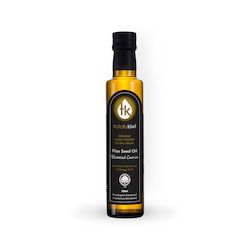 Organic Flax Seed Oil: Certified Organic Roasted Cumin Infused Flax Seed Oil