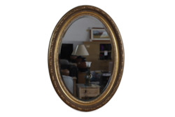 Furniture: TNC Large Oval Mirror, 80 cm x 110 cm