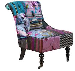 Furniture: TNC Patchwork Bedroom Chair, 35C