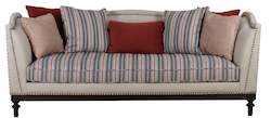 Furniture: TNC 3 Seater Sofa, KS2160S, Beige Stripe
