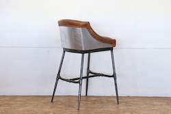 Furniture: TNC Bar Stool, Aluminum & Leather
