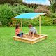 TP275 Wooden Sandpit with Canopy Roof