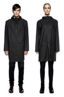 Clothing: Rains - long jacket, black - trouble &. Fox + sidecar mens &. Womens clothing online - new zealand