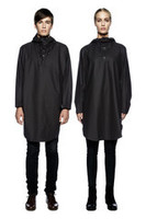 Rains - poncho, black - trouble &. Fox + sidecar mens &. Womens clothing online - new zealand