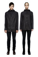 Rains - jacket, black - trouble &. Fox + sidecar mens &. Womens clothing online - new zealand