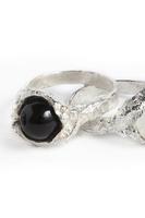 Creeps and violets - birds nest ring, sterling silver/onyx - trouble &. Fox + sidecar mens &. Womens clothing online - new zealand