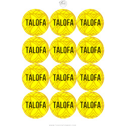 Stationery: Talofa Stickers