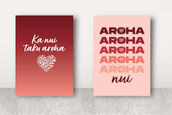 Stationery: Cards: Ngā kāri mihi - Love