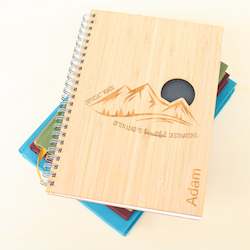 Personalised Notebook - Mountains