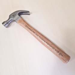 Naturopathic: Grandad 16oz Engraved Hammer - READY TO SEND