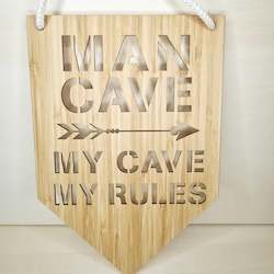 Man Cave Sign - READY TO SEND