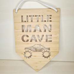 Little Man Cave Sign - READY TO SEND