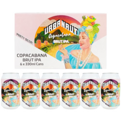 Beer: Copacabana Brut IPA - 6 x 330ml Cans