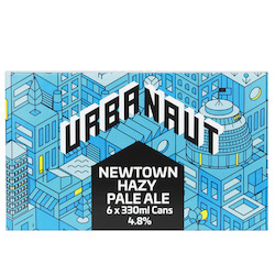 Beer: Newtown Hazy Pale Ale - 6 x 330ml Cans
