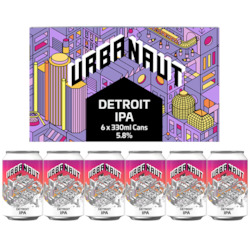 Beer: Detroit IPA - 6 x 330ml Cans