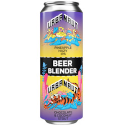 Beer Blender Pineapple Hazy IPA x Chocolate & Coconut Stout - 2 x 250ml Cans